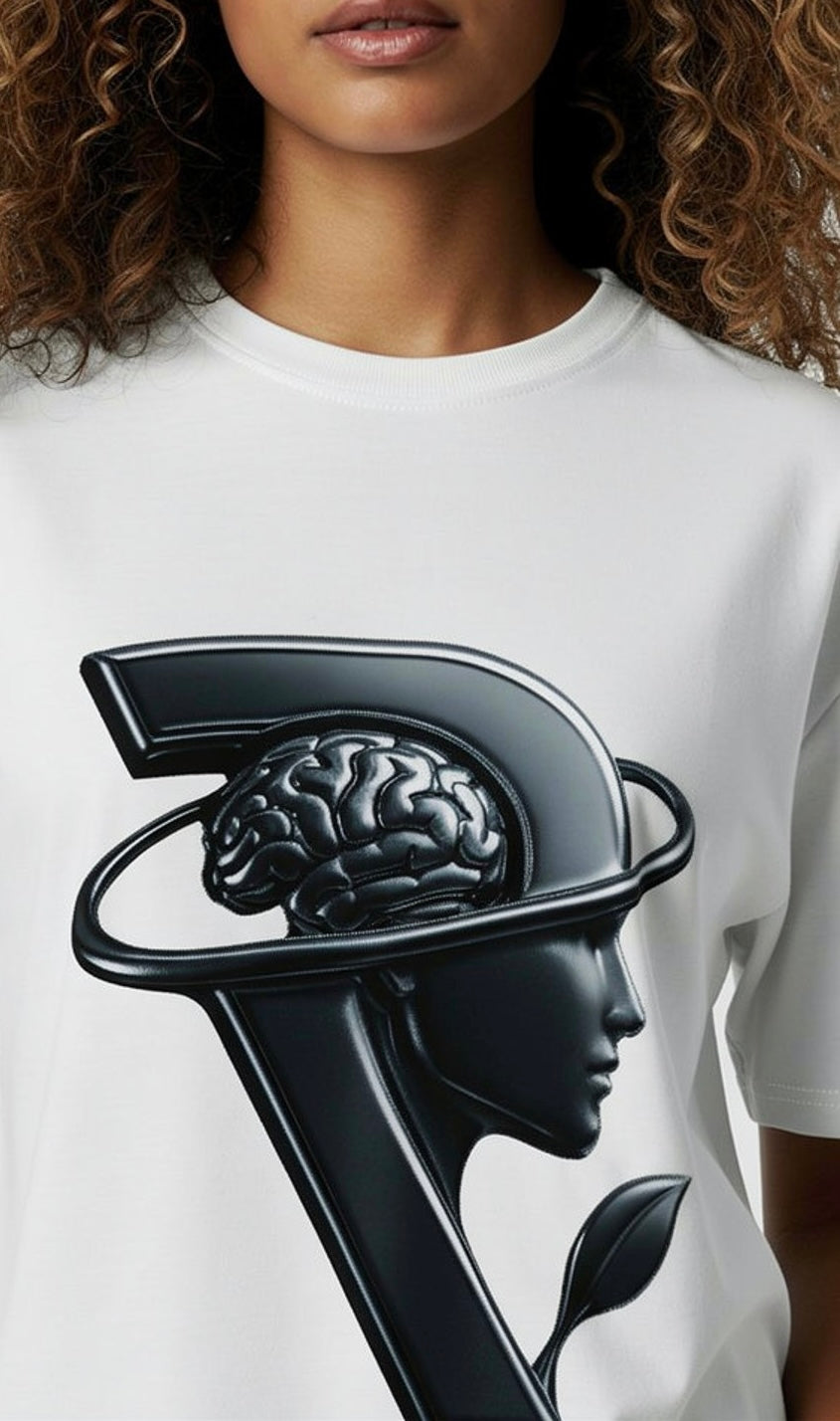 Beauty and Brains Logo Tee