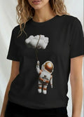 Space Man Floating Logo Supima Cotton Tee