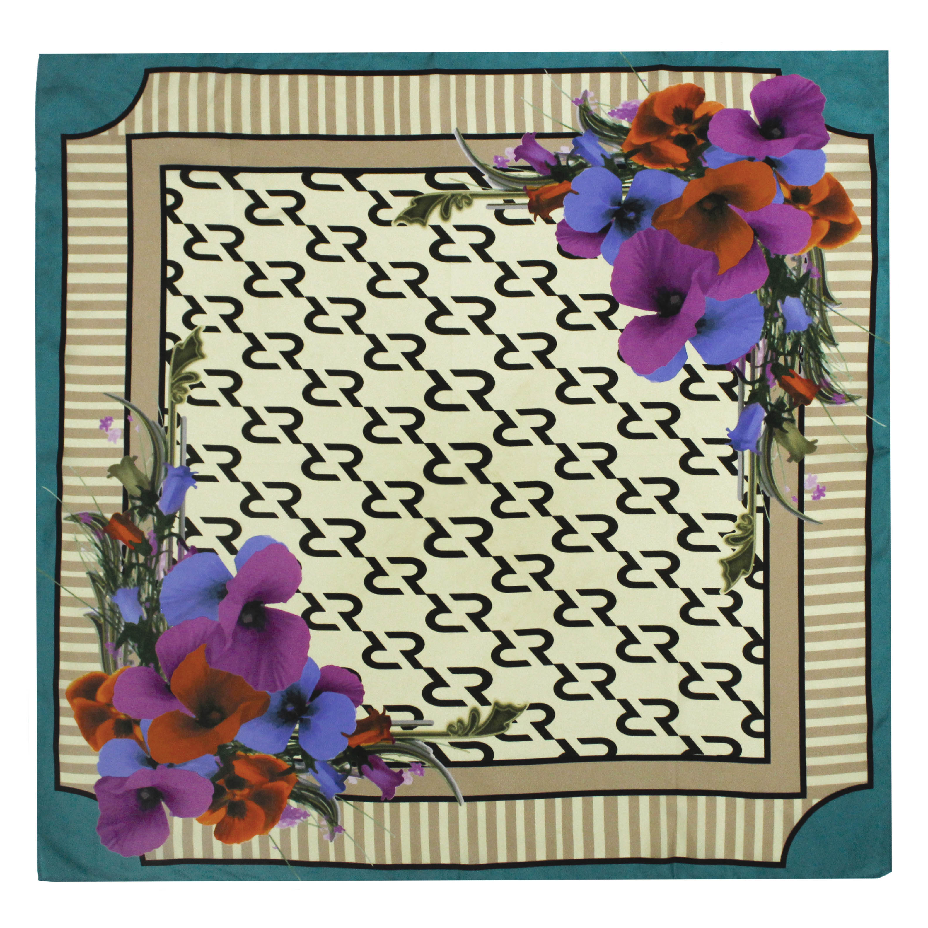 Silk Floret Ramaligram Scarf